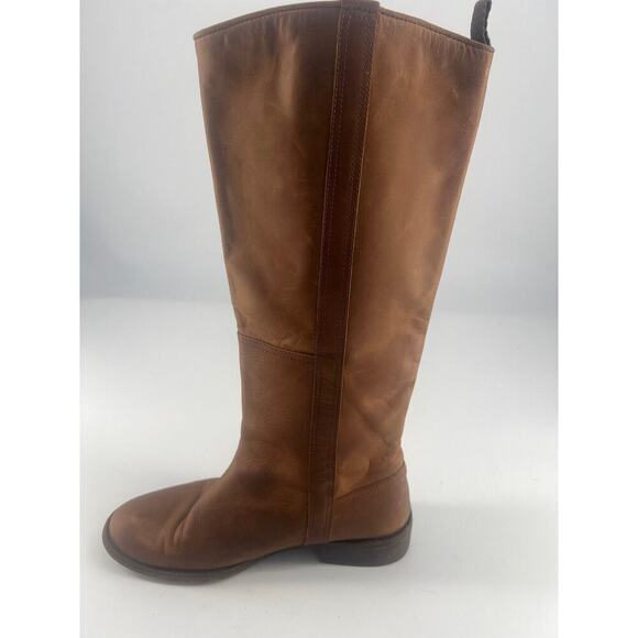 Boden Riding Boot Womens Size 6 37 Brown Leather Boho Western Rodeo Cowgirl - Picture 4 of 9